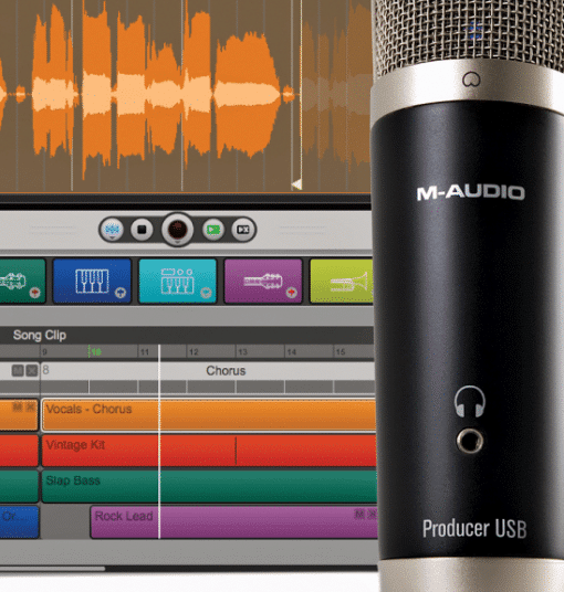 מיקרופון M-AUDIO VOCAL STUDIO USB