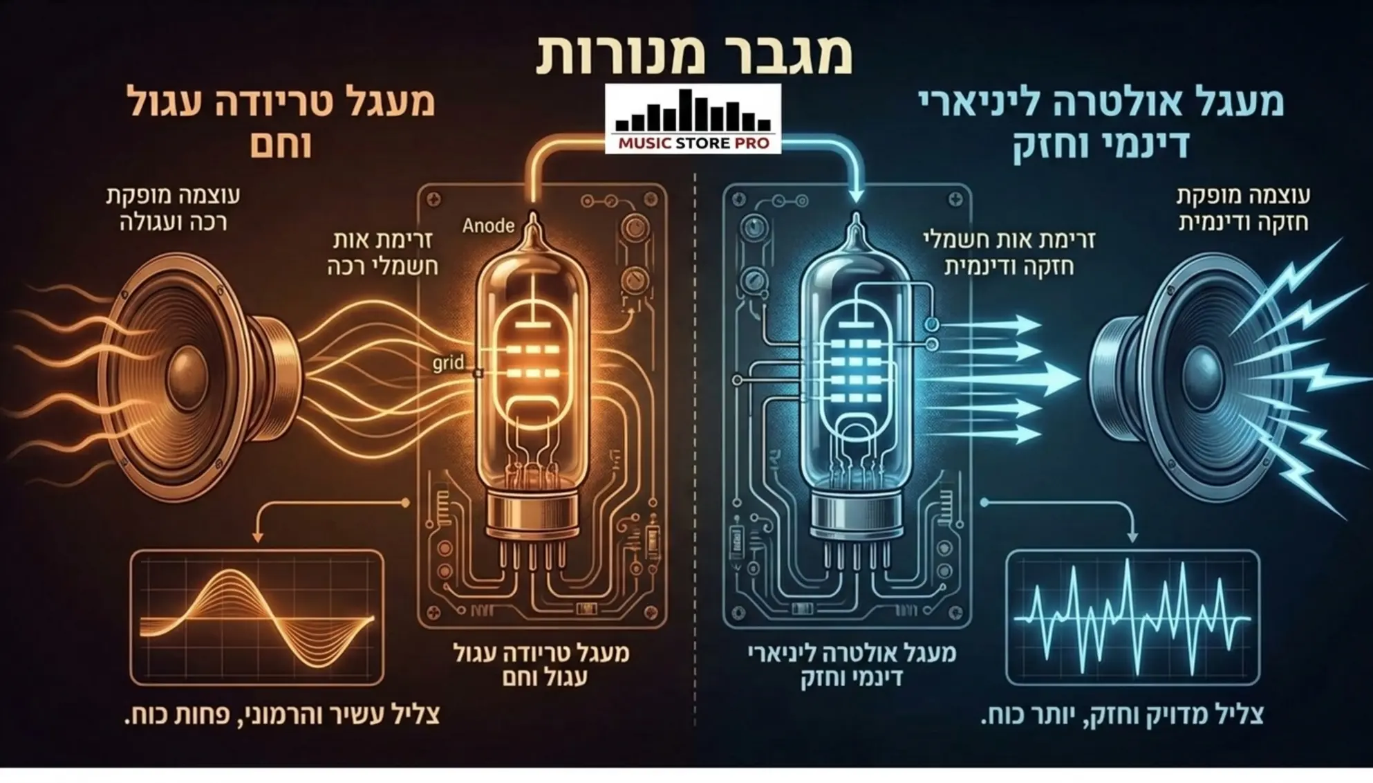 Triode מול Ultra-Linear: איך לקבל שני מגברים במחיר אחד?